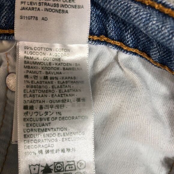 Levis 502 Jeans Mens 34x32 Blue Straight Medium Wash Denim Cowboy Preppy Outdoor - Picture 5 of 11